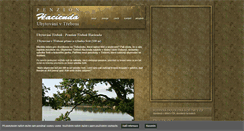 Desktop Screenshot of penzion-hacienda.cz