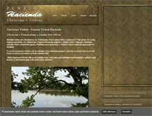 Tablet Screenshot of penzion-hacienda.cz